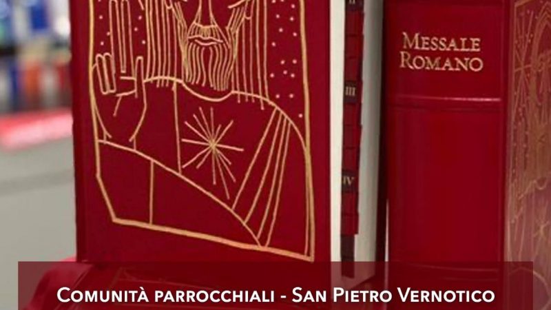 Catechesi liturgica sul Nuovo Messale Romano: appuntamento in Chiesa Madre.